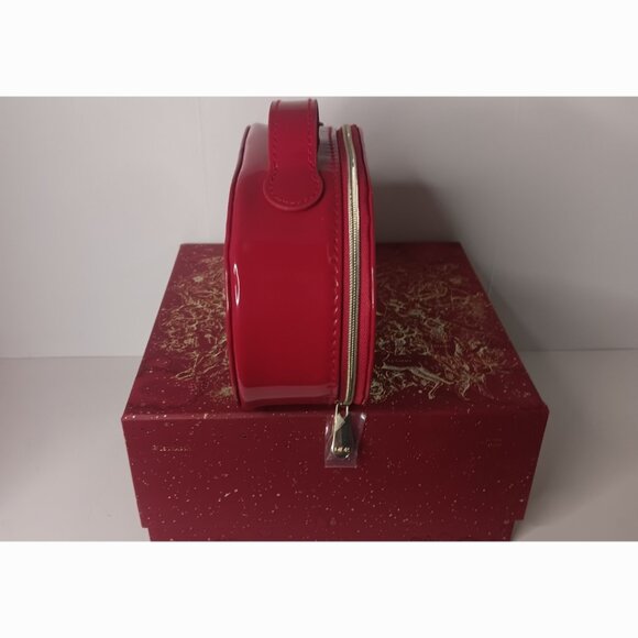 TWO DIOR RED PATENT VANITY CASE / PLEASE READ DESCRIPTION - Picture 8 of 16